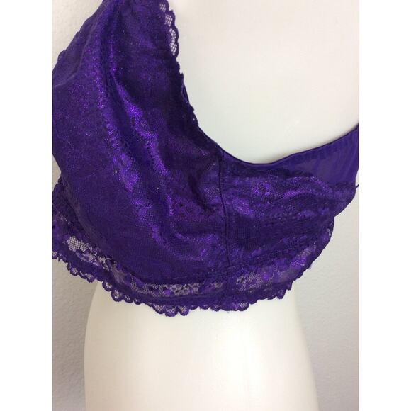 Savage x Fenty Lingerie Bra Wireless Metallic Lace - Picture 6 of 10